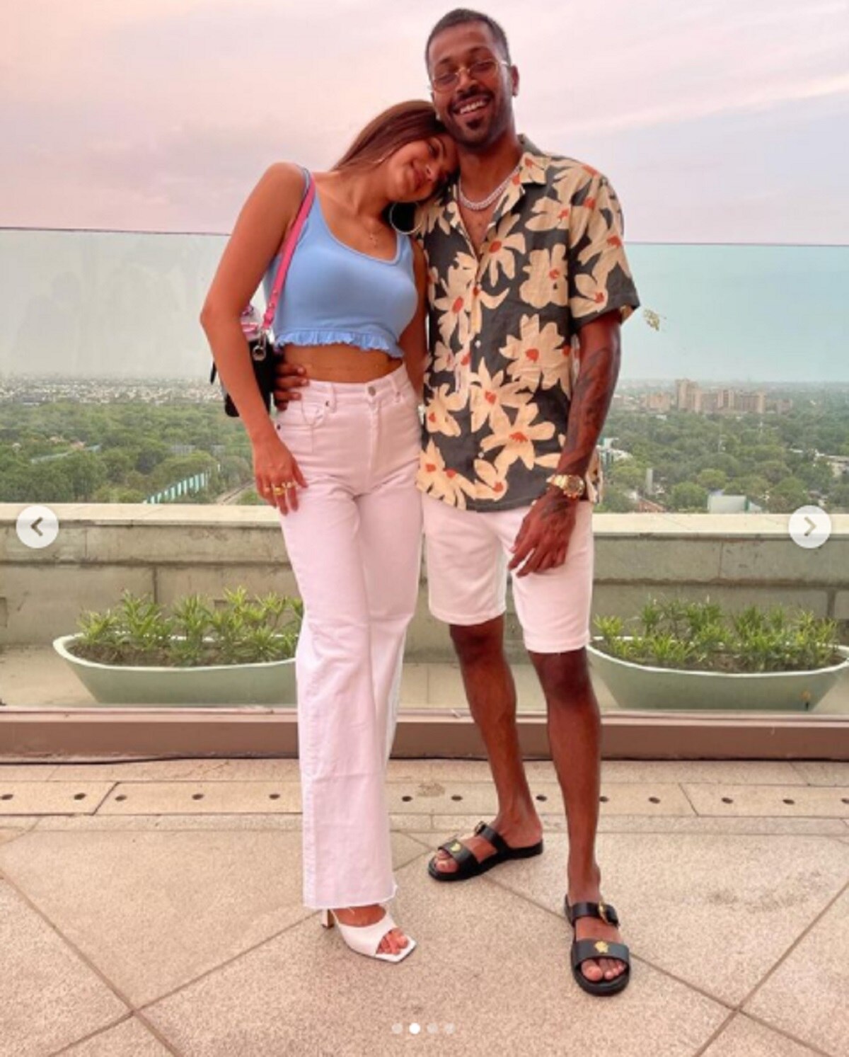 Hardik and Wife Natasa