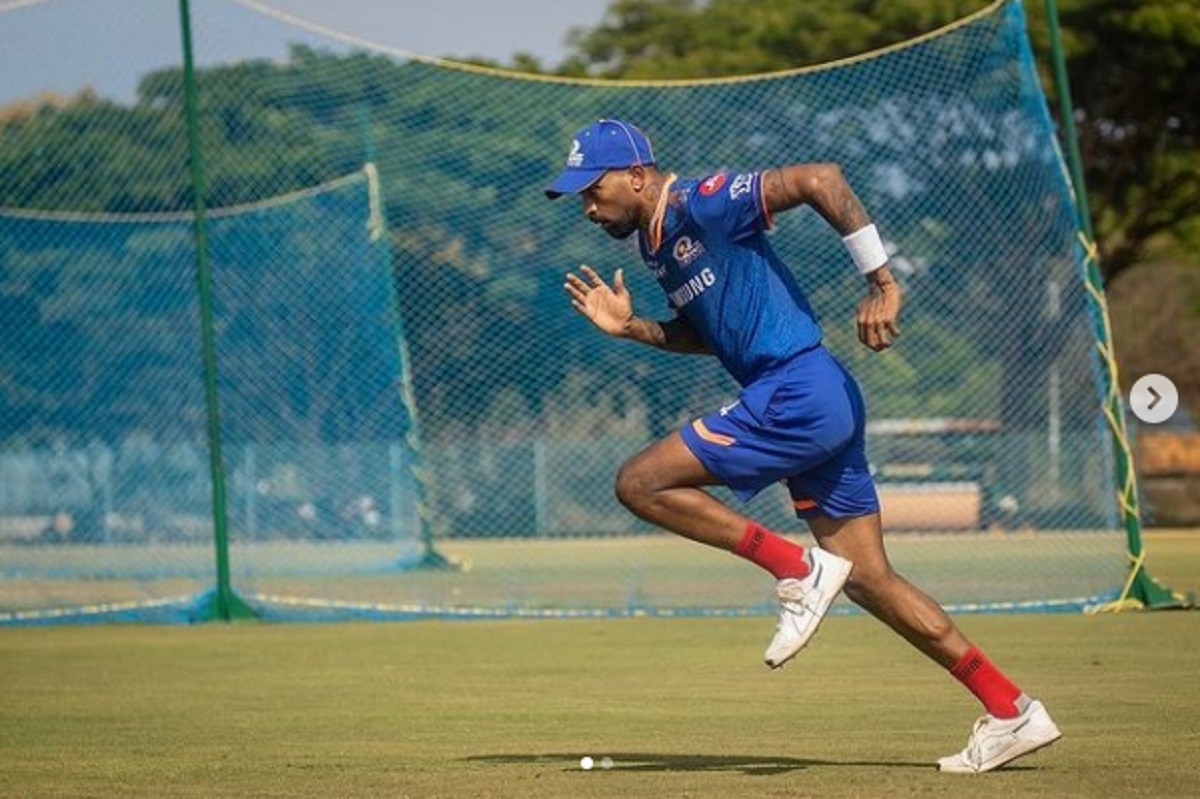 Hardik Pandya in Ground
