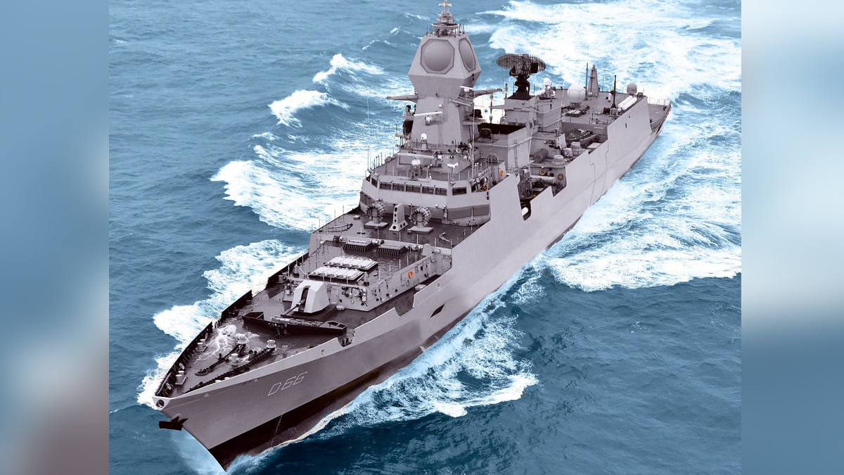 BrahMos missile INS Visakhapatnam