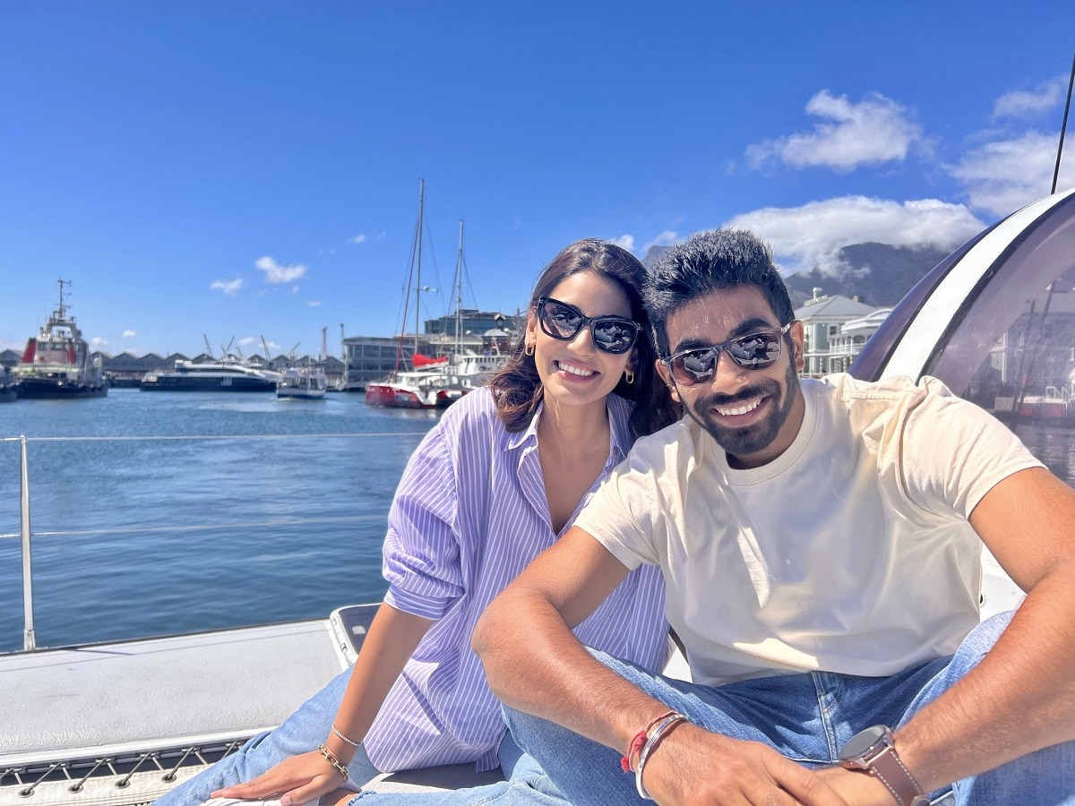 Jasprit Bumrah wife Sanjana holiday