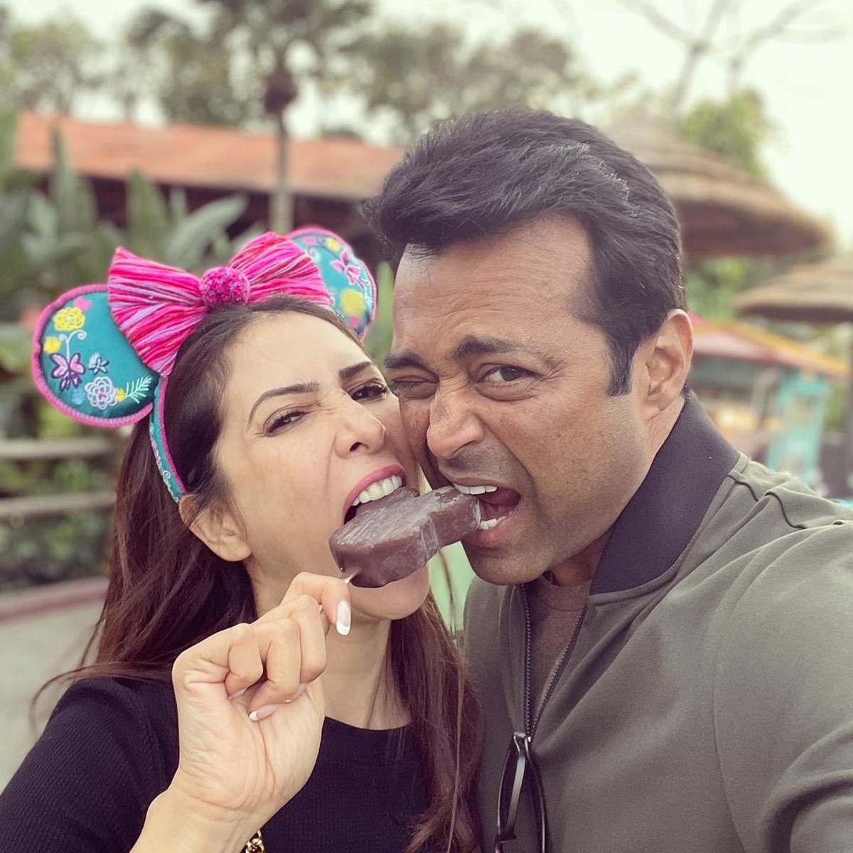 किम शर्मा, लिएंडर पेस 