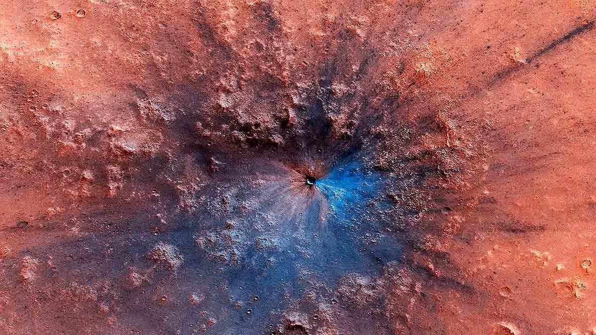 asteroid showers continues for 60 crore years on mars