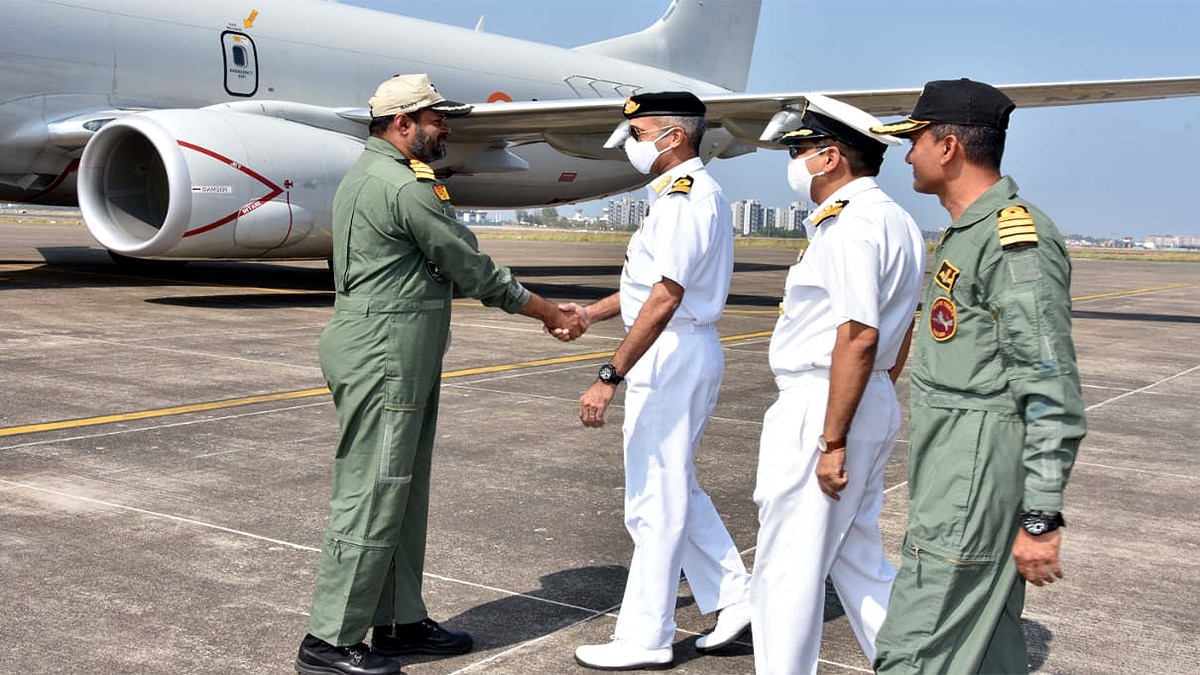 Indian Navy Poseidon 8i Aircraft
