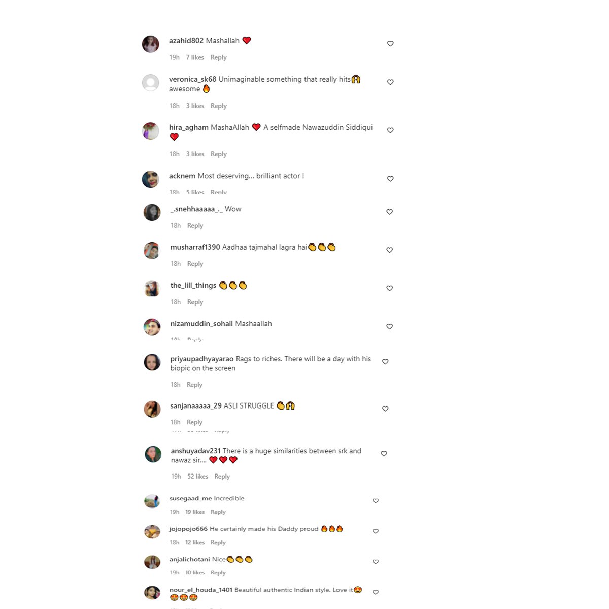 नवाजुद्दीन के घर पर फैंस के कमेंट्स 