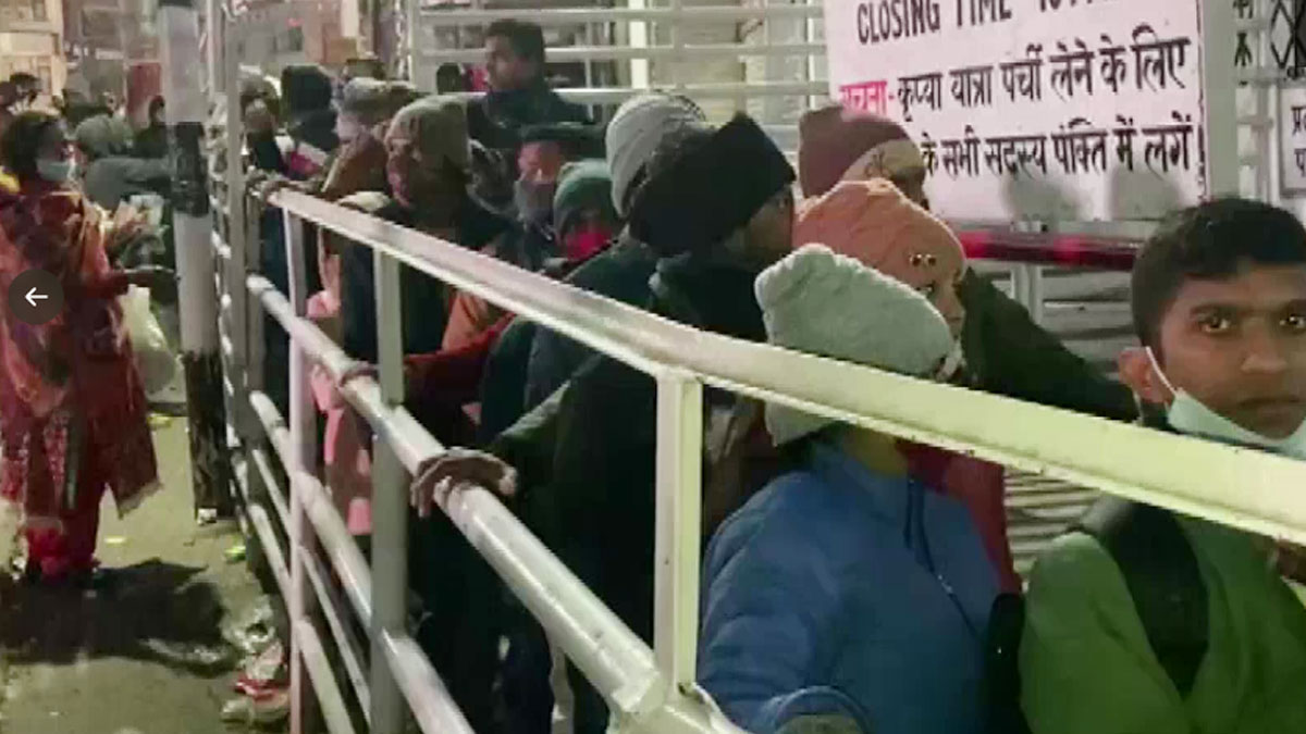 माता वैष्णो देवी भवन में रात मची भगदड़ से 12 की मौत