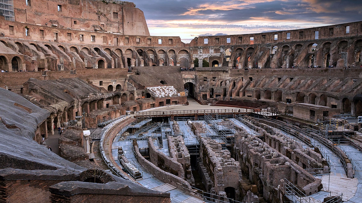 Roman gladiator Arena Un-earthed