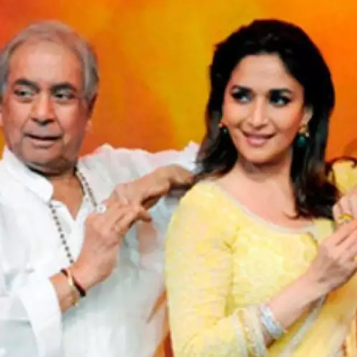 माधुरी-ब‍िरजू महाराज  