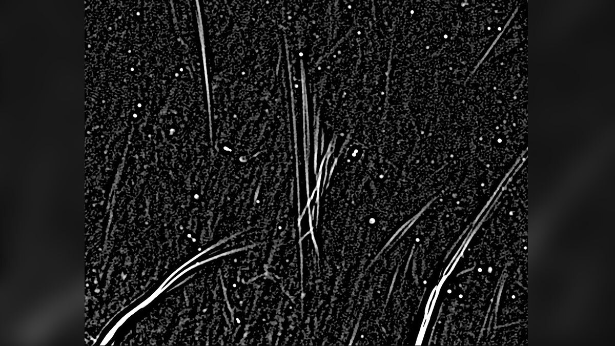 Strange filaments in galaxy
