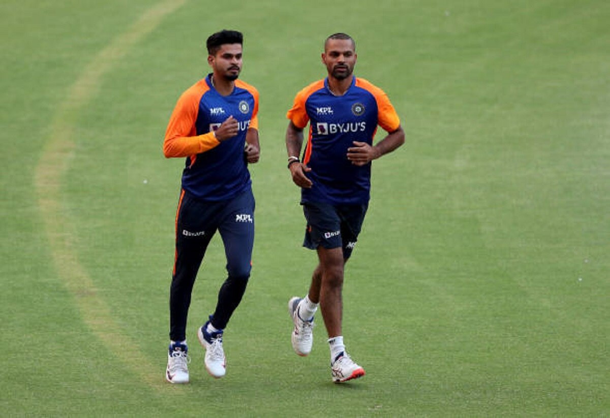 Shikhar Dhawan with Shreyas Iyer (Getty)
