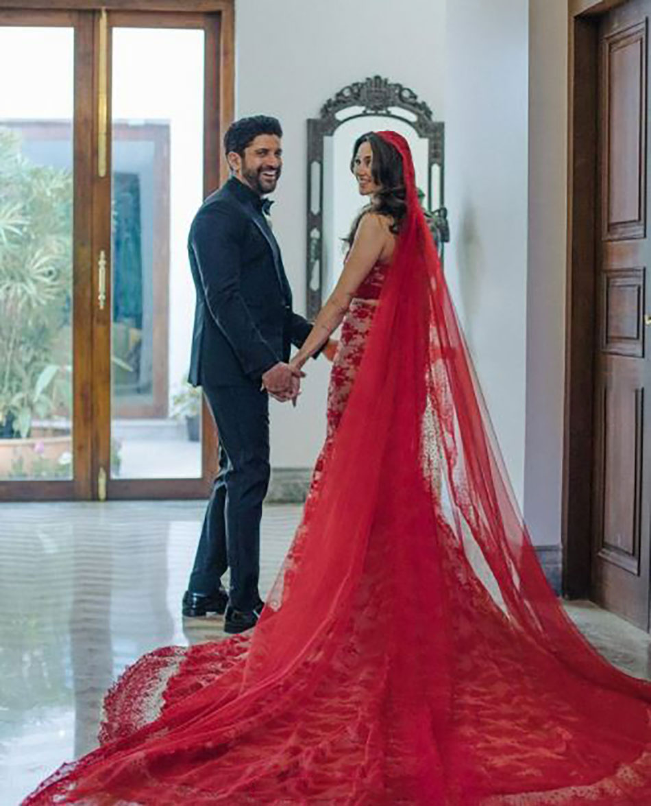 फरहान अख्तर-शिबानी दांडेकर वेडिंग फोटोज