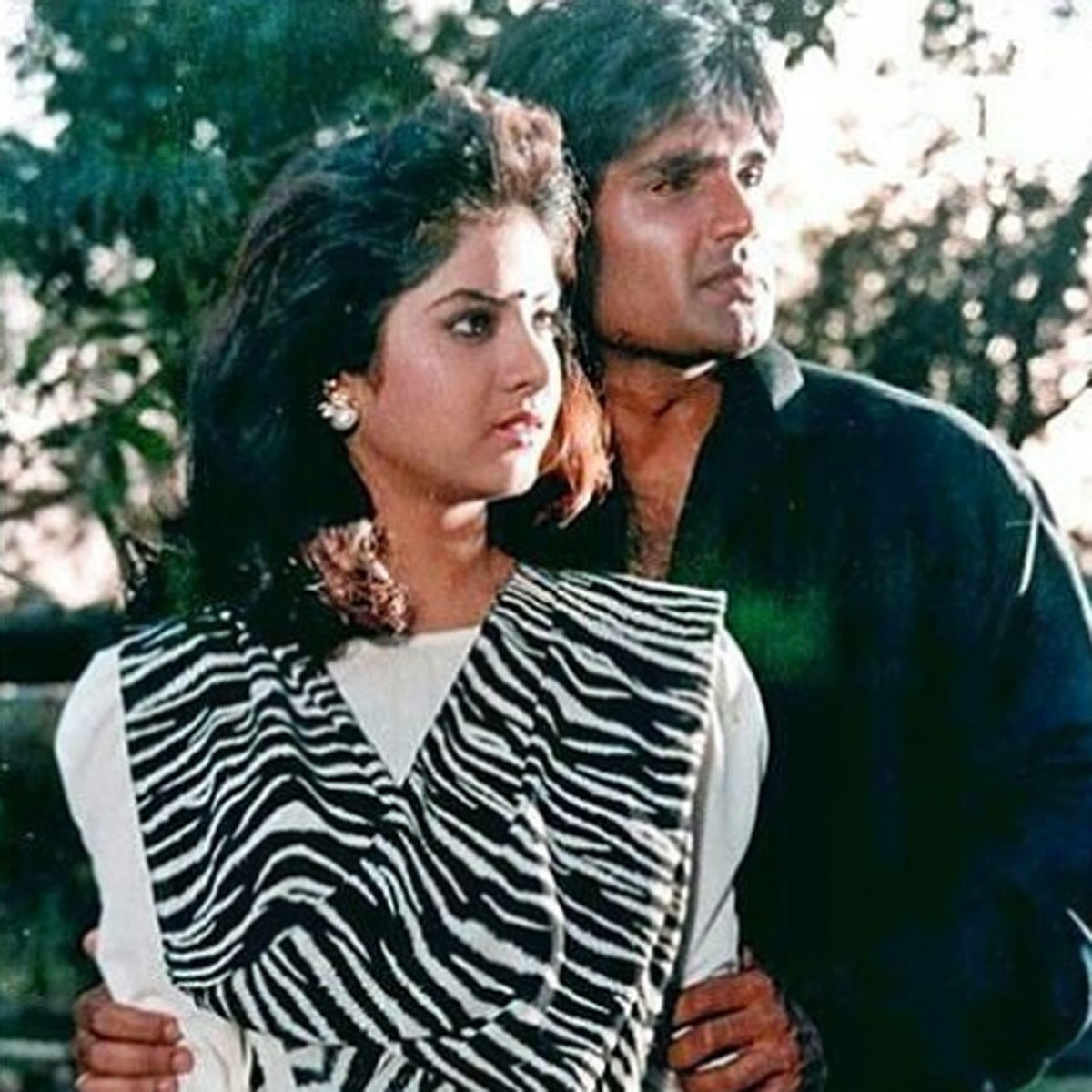 सुनील शेट्टी, दिव्या भारती