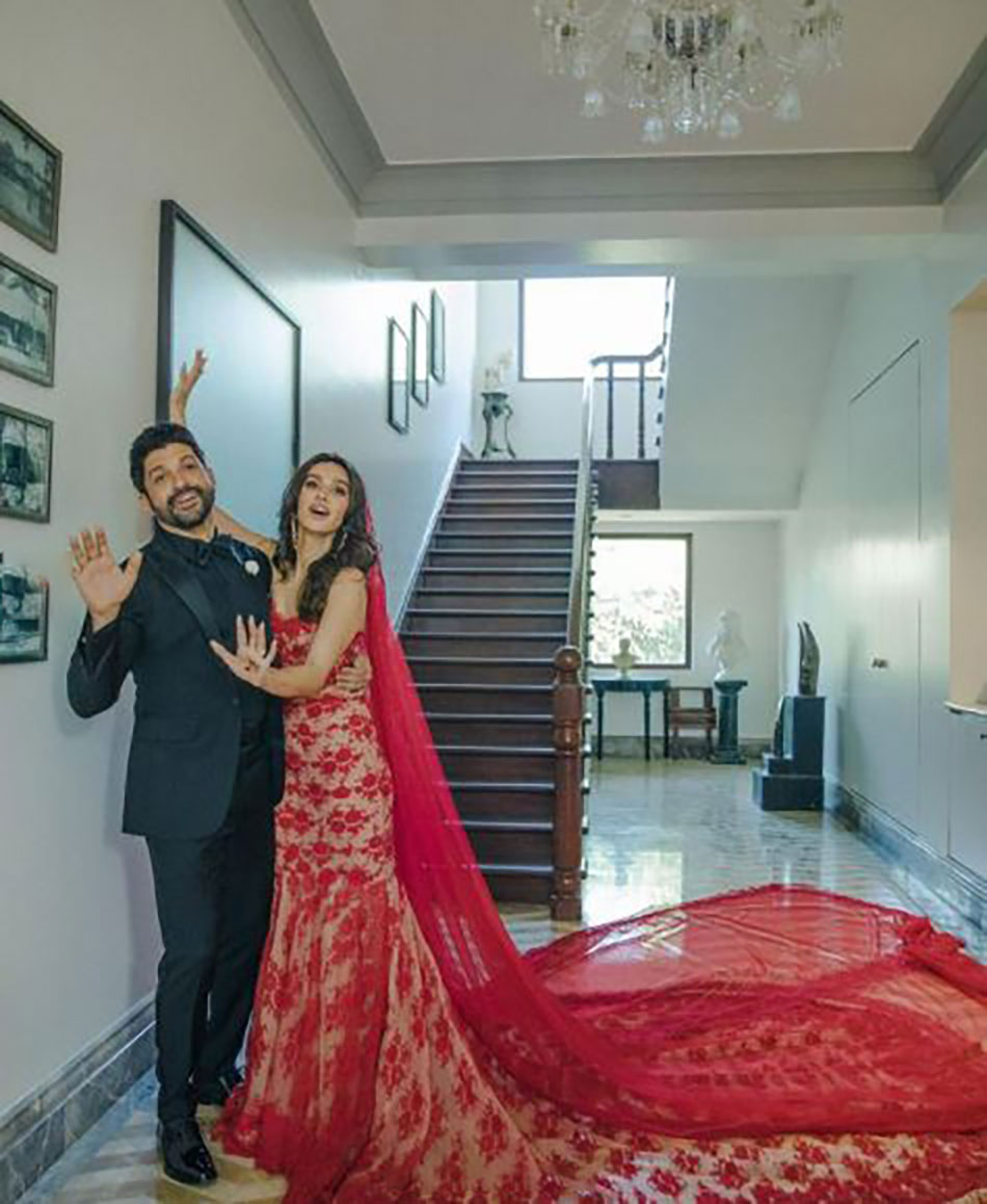 फरहान अख्तर-शिबानी दांडेकर वेडिंग फोटोज