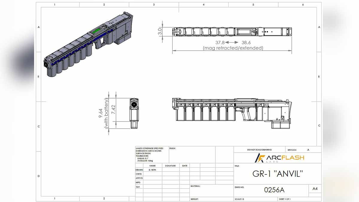 gauss rifle gr-1 arcflash labs