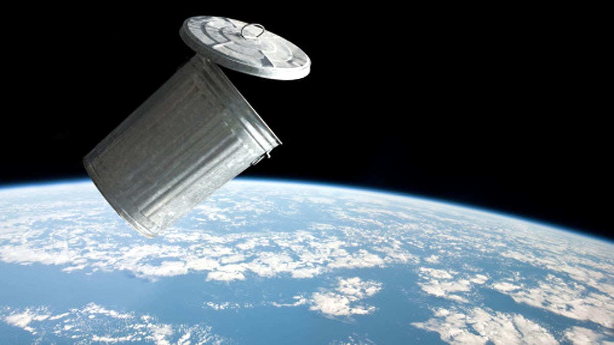 Space Station Plunge in Pacific