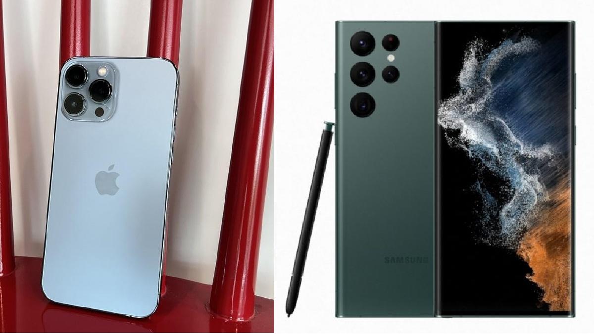 Samsung Galaxy S22 Ultra vs iPhone 13 Pro Max