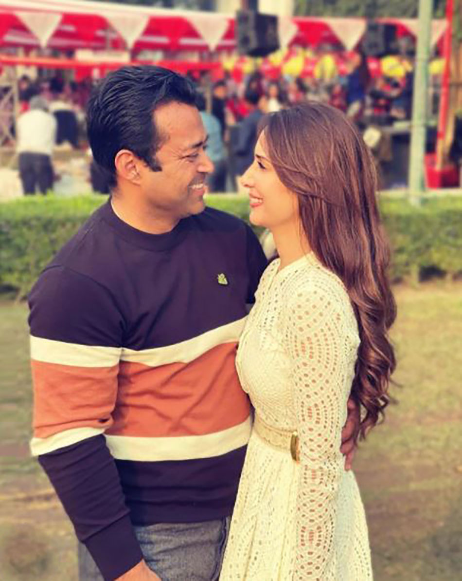 किम शर्मा-लिएंडर पेस 