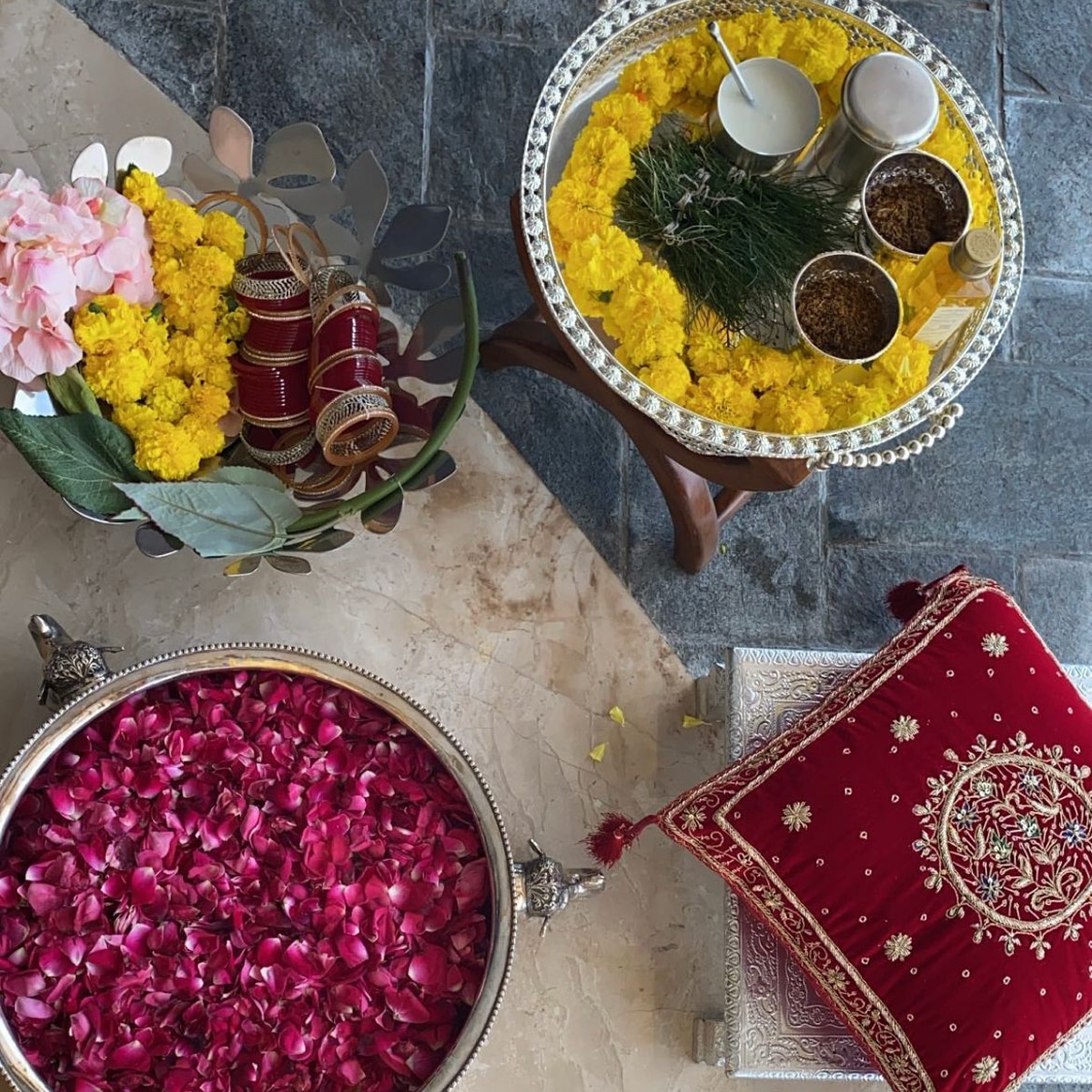 कृशा शाह हल्दी सेरेमनी 