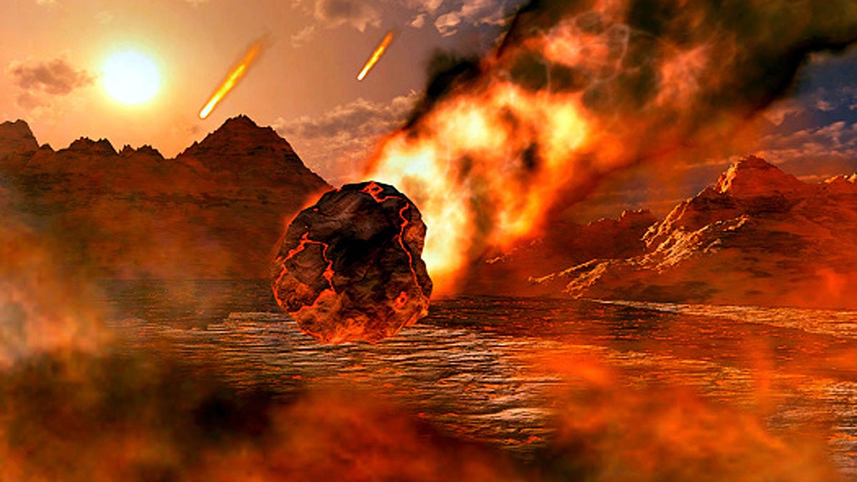 meteorite destroyed life on mars
