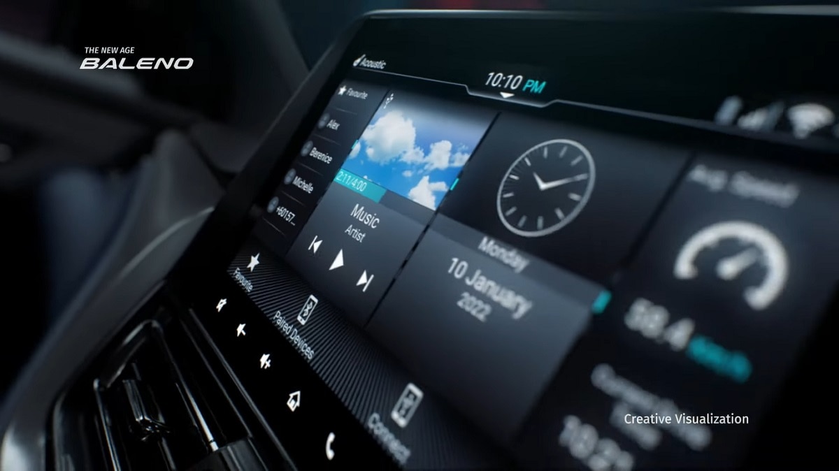 Baleno में मिलेगी 9 इंच की इंफोटेनमेंट स्क्रीन