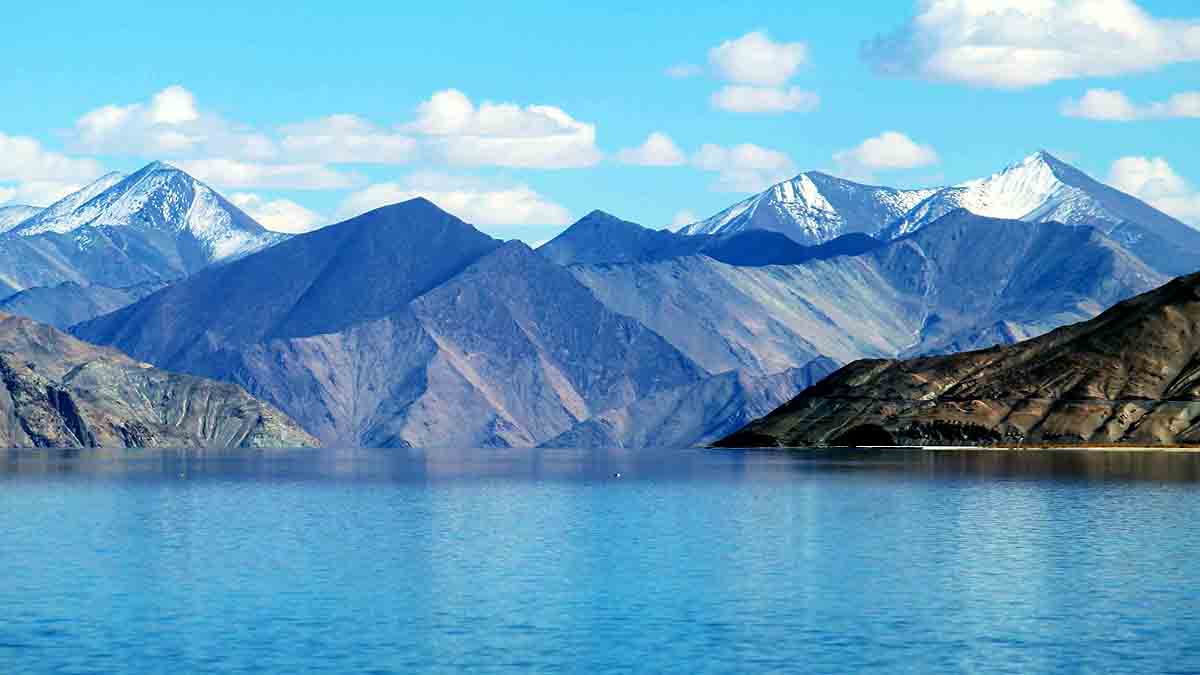 Pangong Lake Glaciers Melting