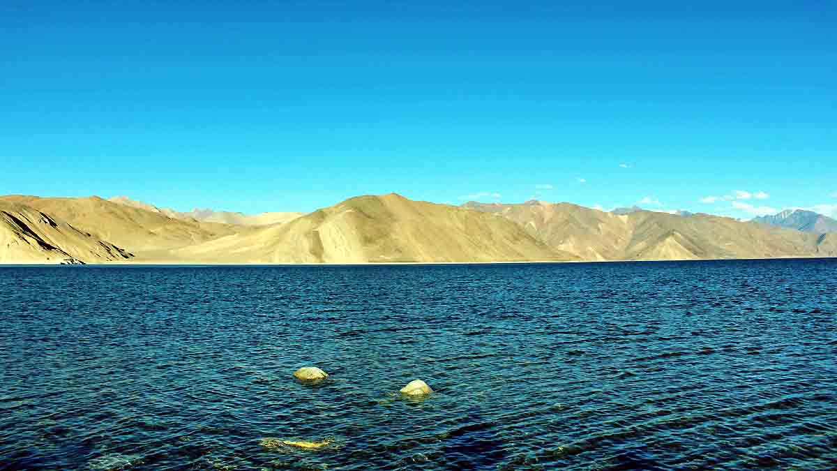 Pangong Lake Glaciers Melting