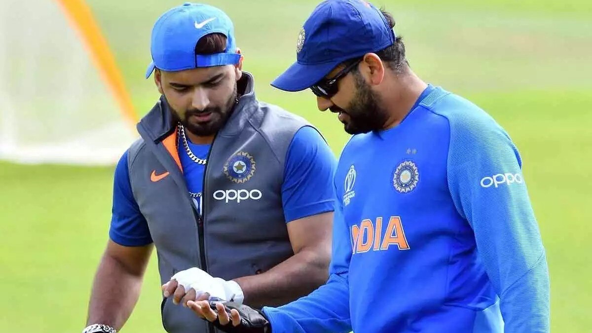 Rishabh pant and Rohit sharma