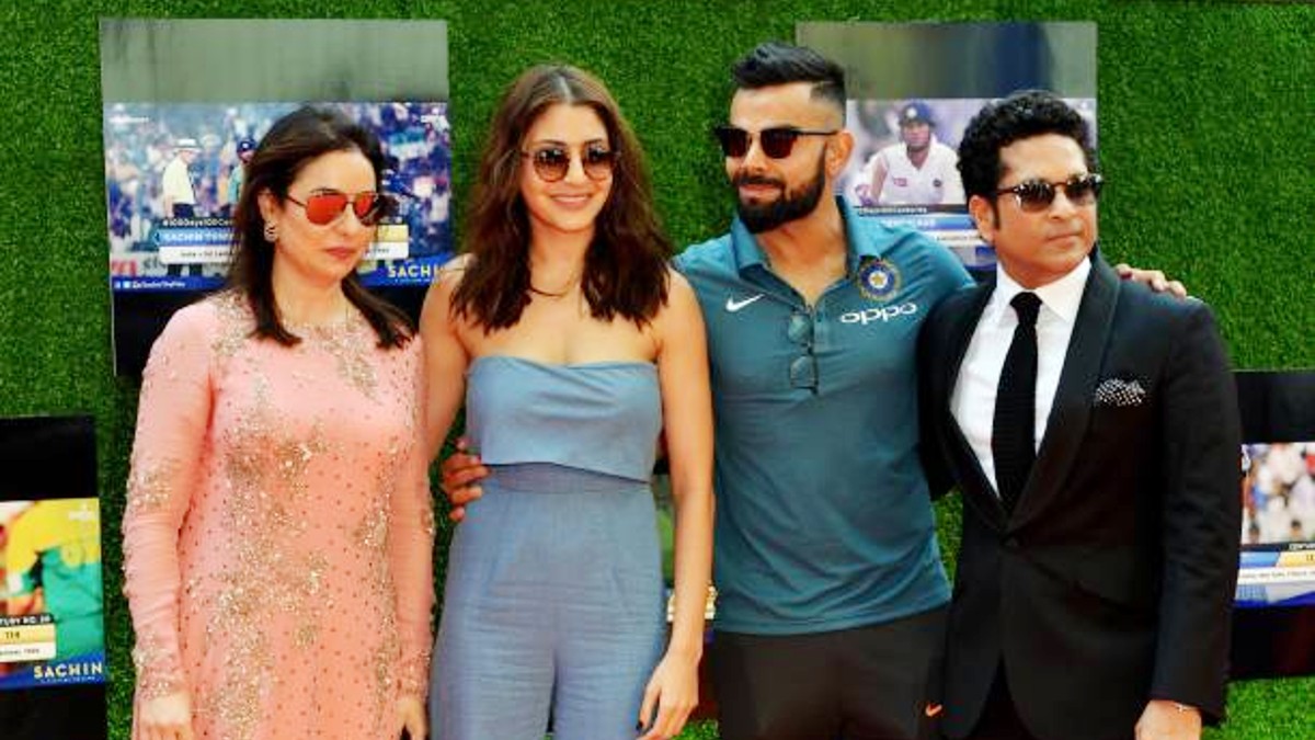 Sachin Tendulkar and Virat Kohli