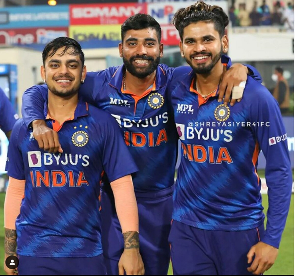 Ishan kishan with Shreyas iyer