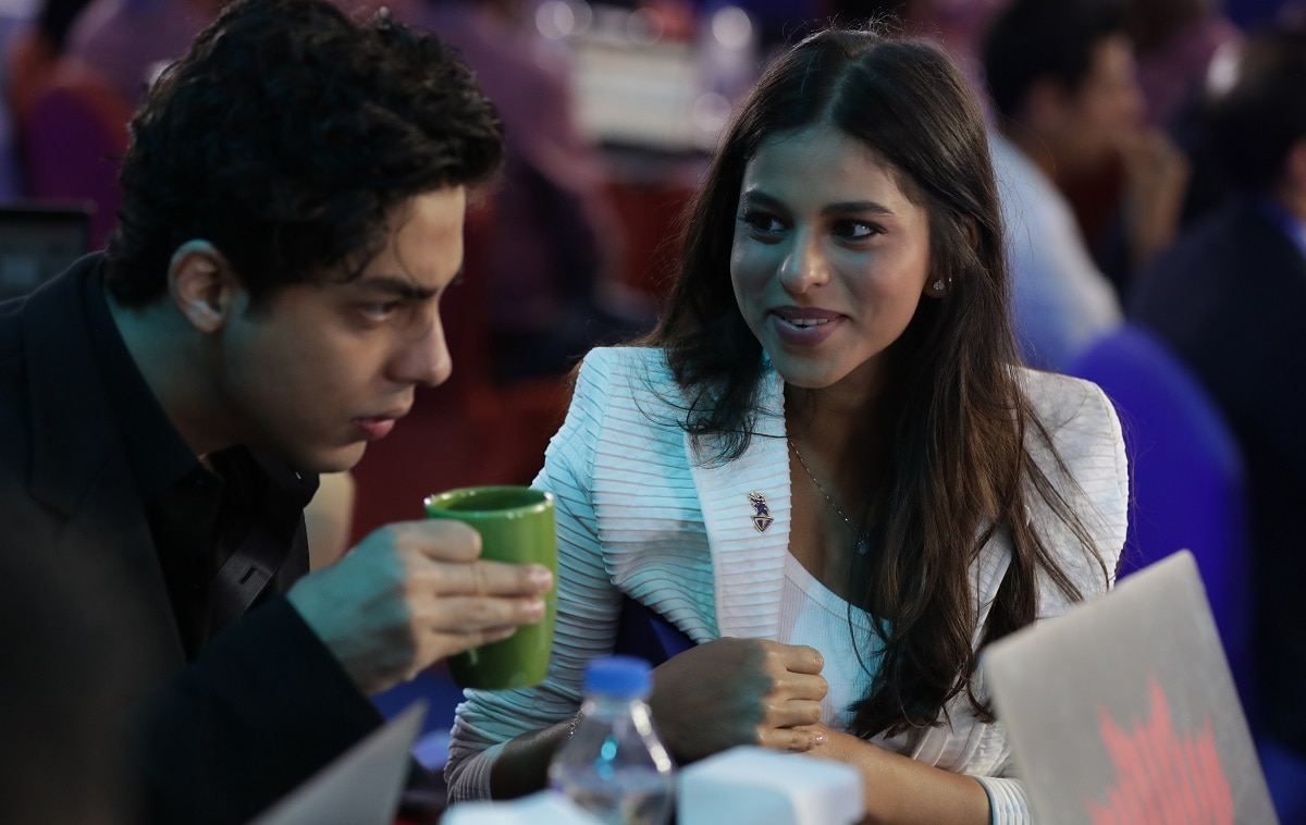 Aryan and Suhana Khan