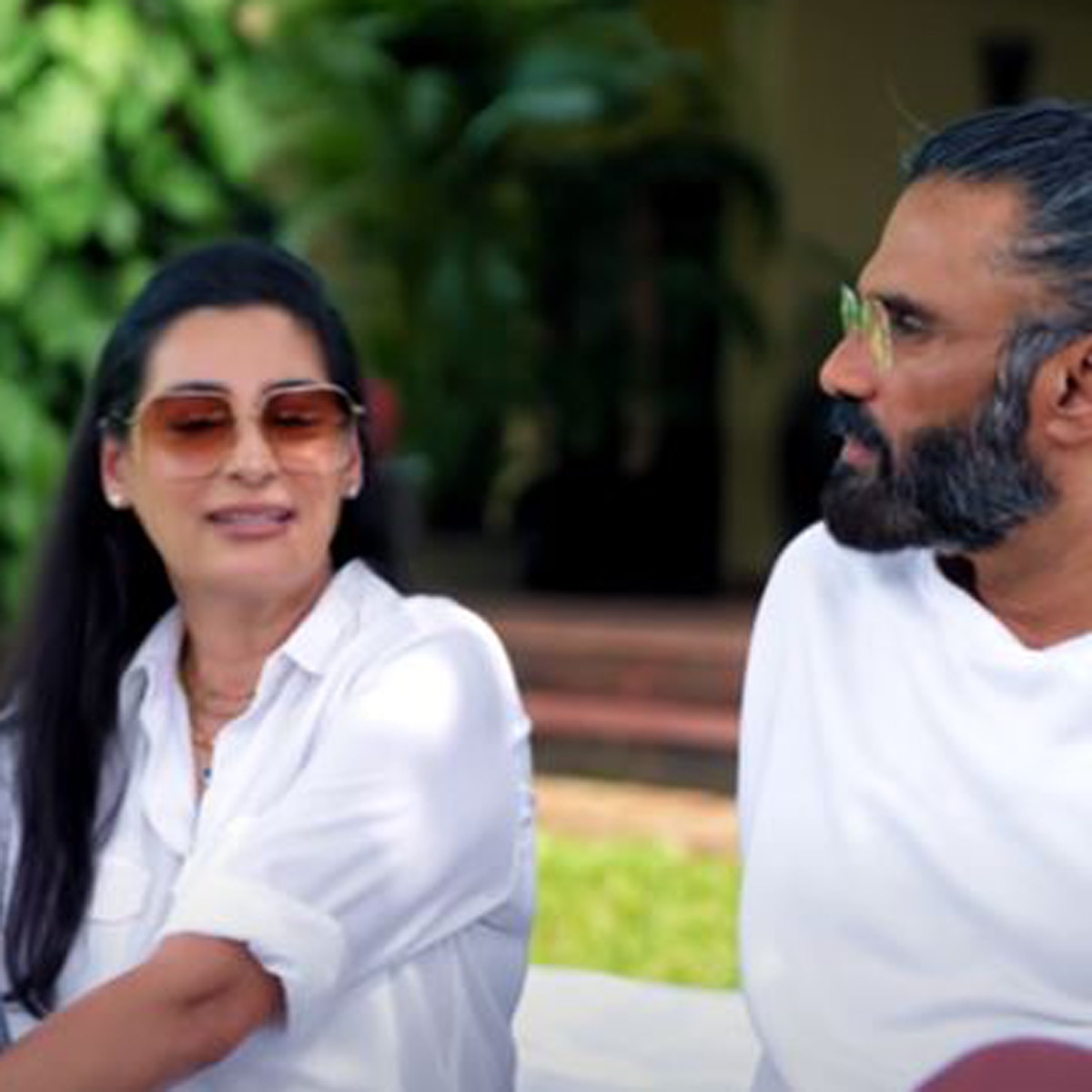 सुनील शेट्टी-माणा शेट्टी 