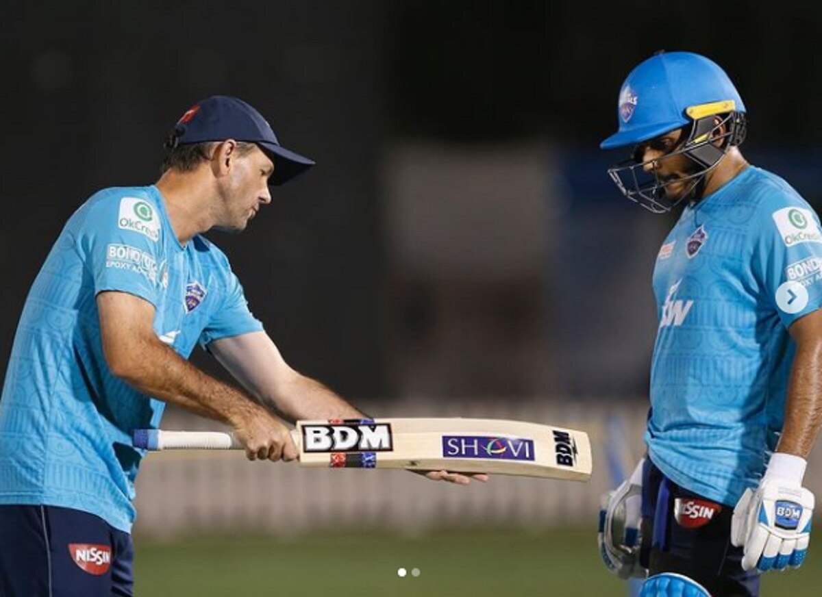 Tushar with Ricky Ponting