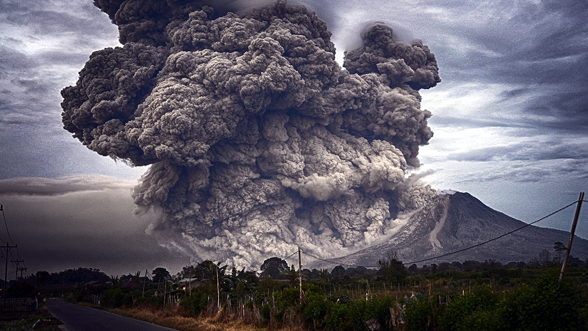 volcanic eruptions ice age