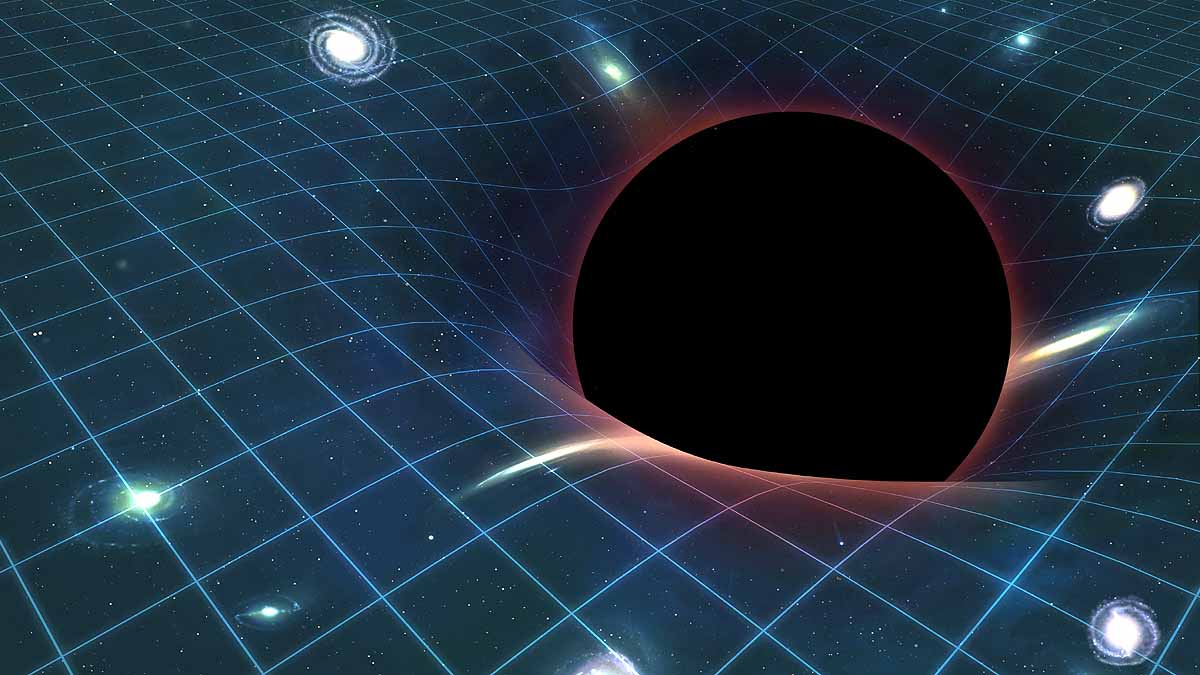 Black holes collision space time