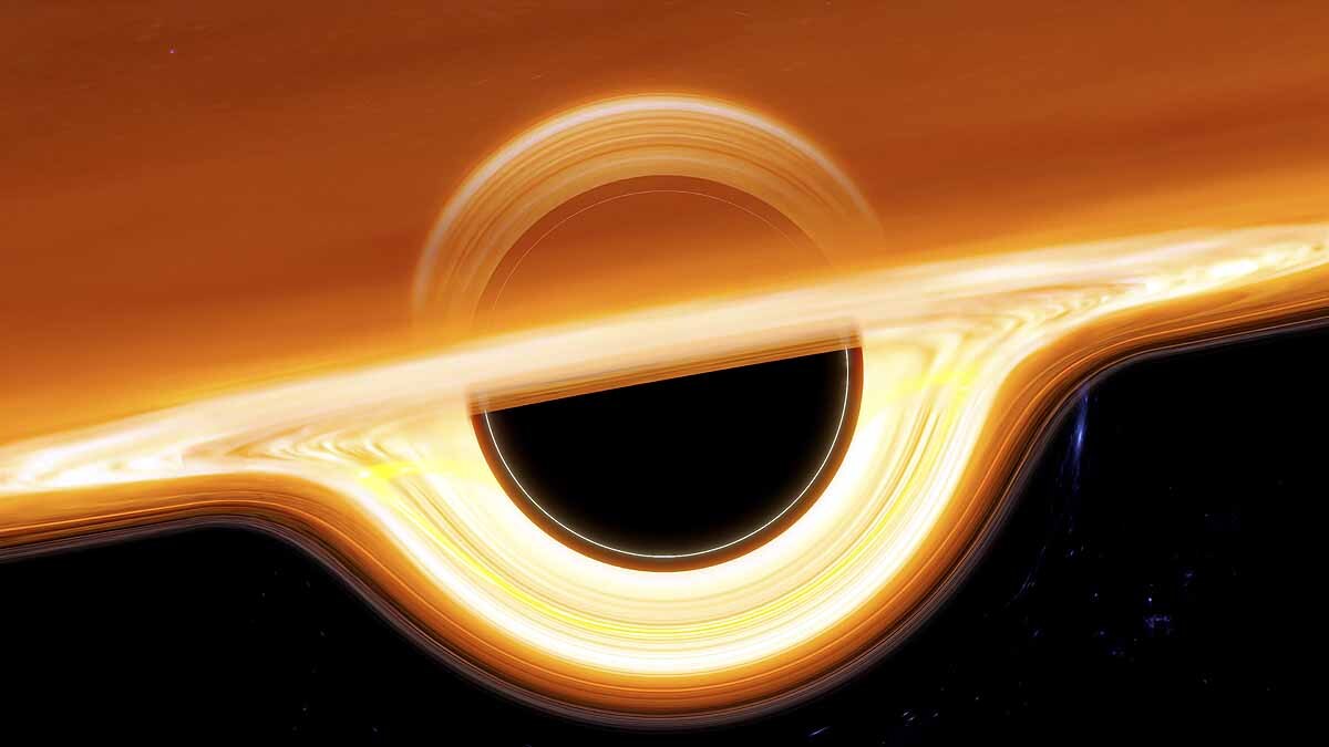 Black holes collision space time