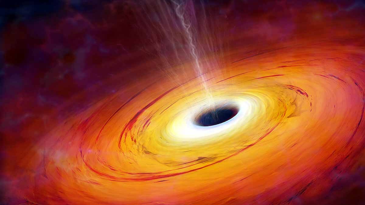Black holes collision space time