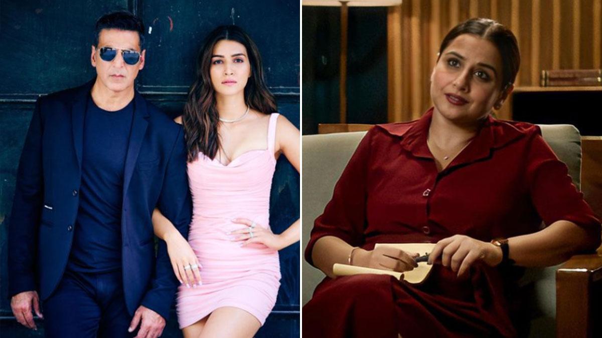 अक्षय कुमार, कृति सेनन, विद्या बालन