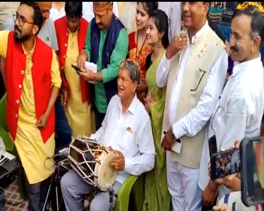 Harish Rawat Holi Celebration