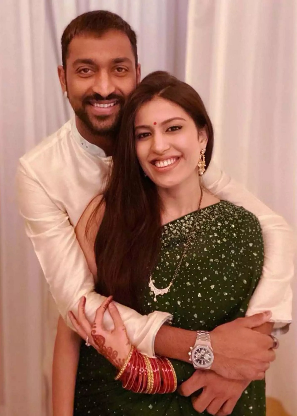 Krunal and Wife