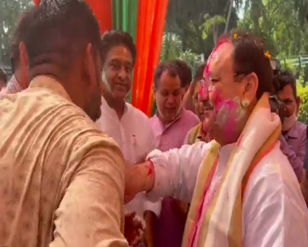 JP Nadda Holi Celebration
