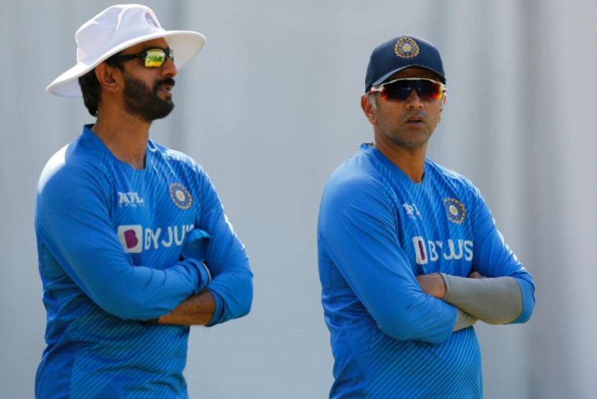 Rahul Dravid and Vikram Rathore (BCCI)