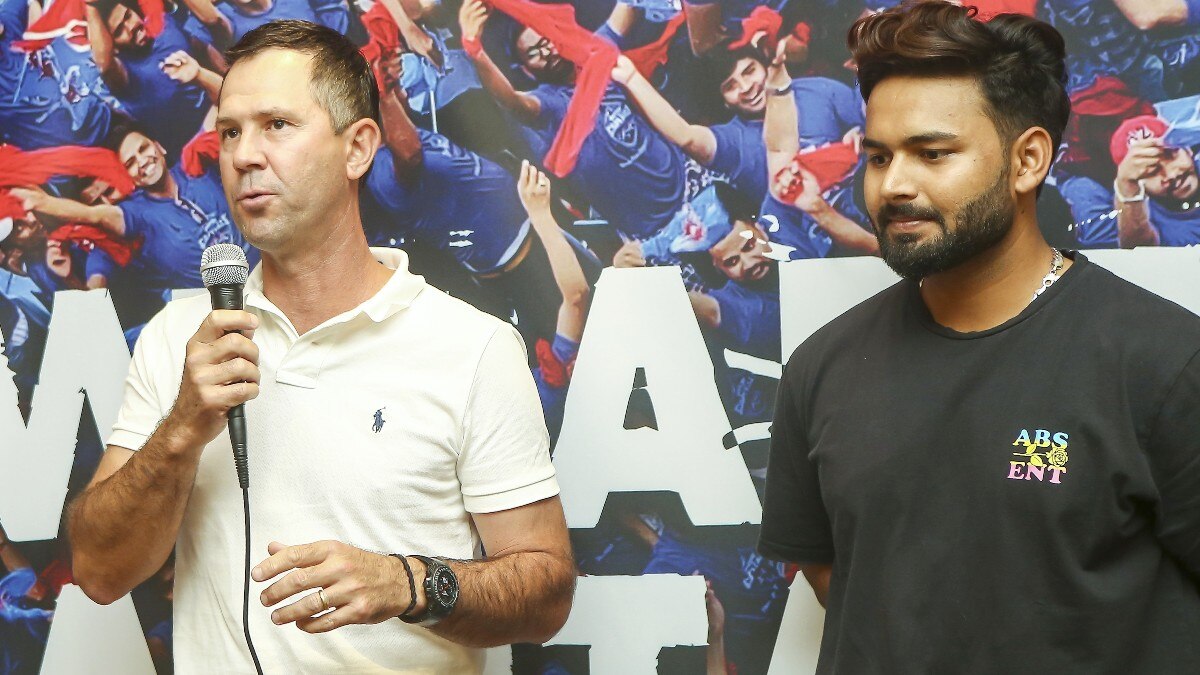 Ricky ponting and Rishabh pant