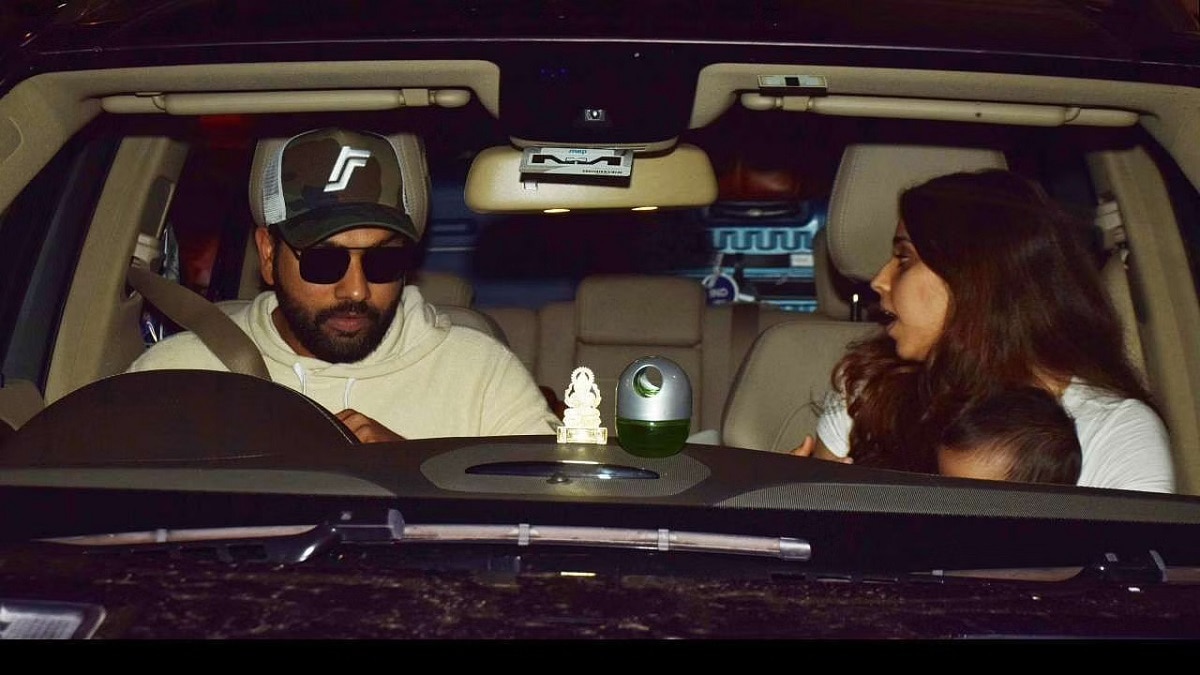 Rohit Sharma with family