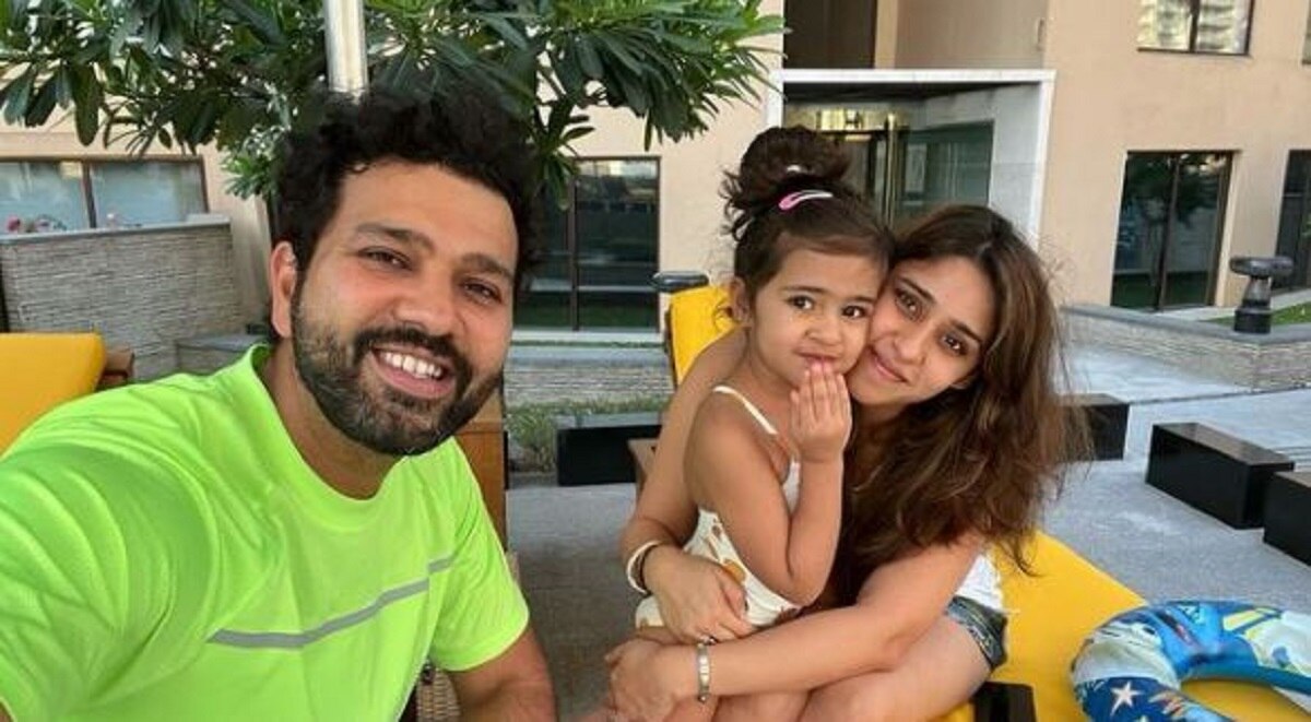 Rohit Sharma with Samaira and Ritika (Instagram)