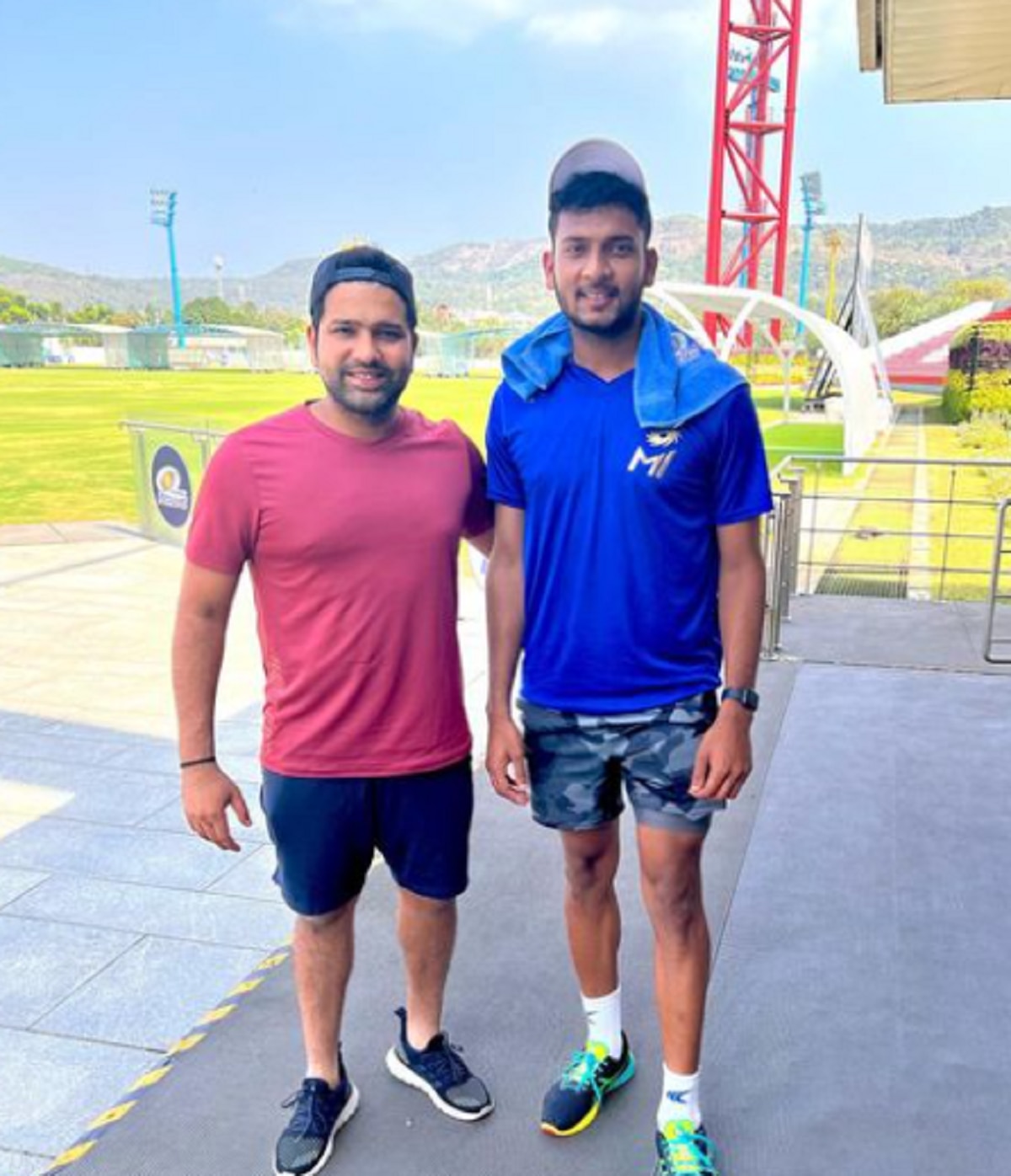 Mohsin Khan and Rohit Sharma