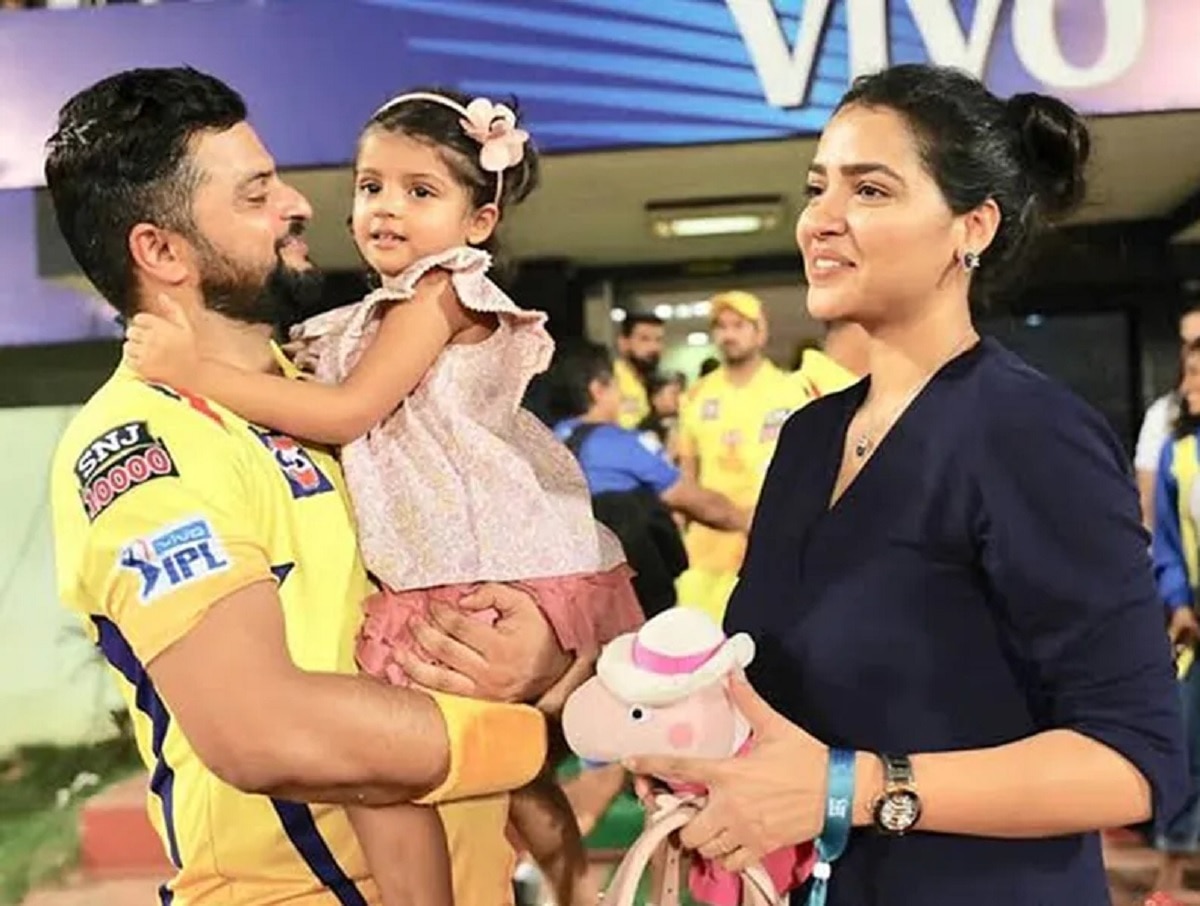 Suresh Raina Family