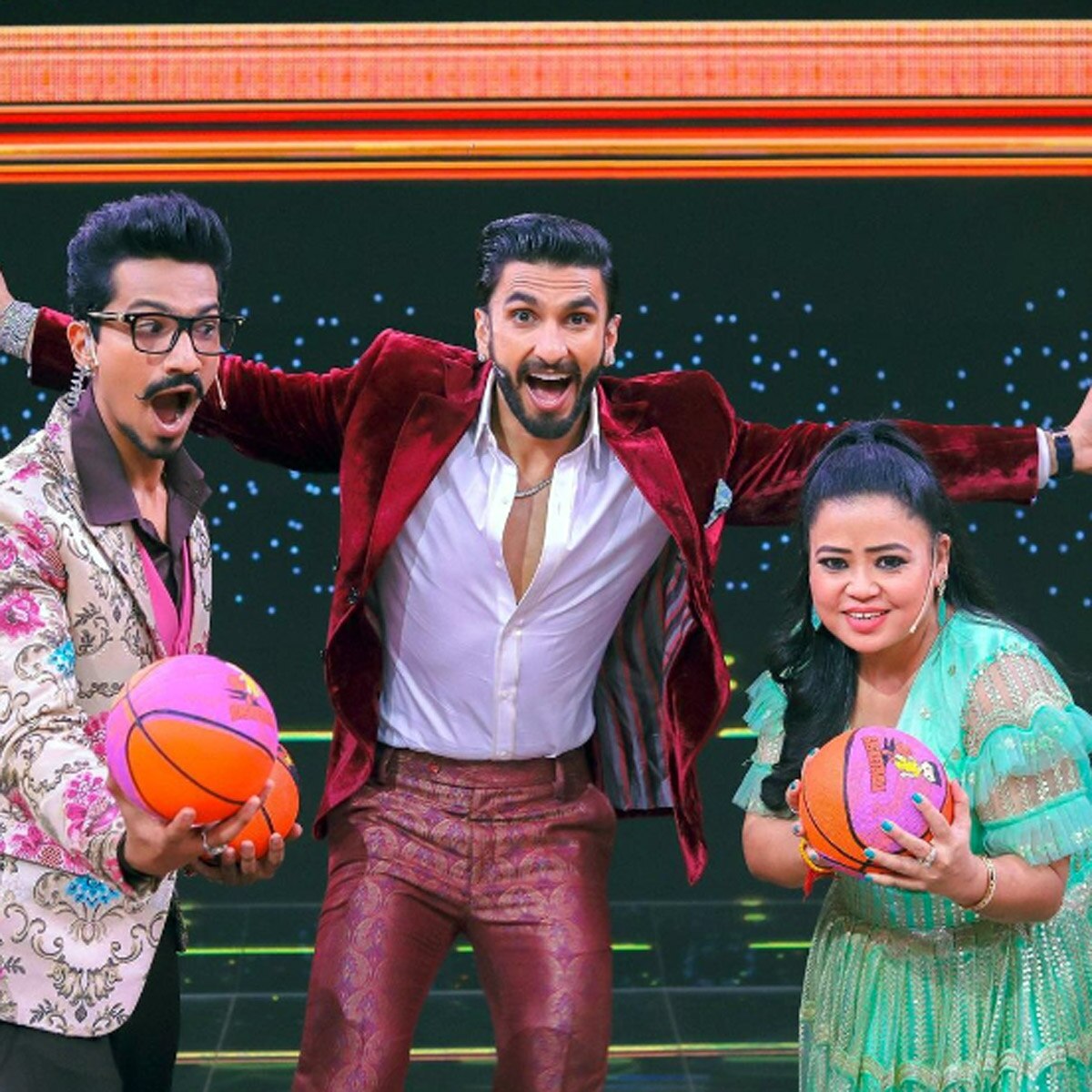 भारती सिंह-हर्ष लिंबाच‍िया-रणवीर सिंह  