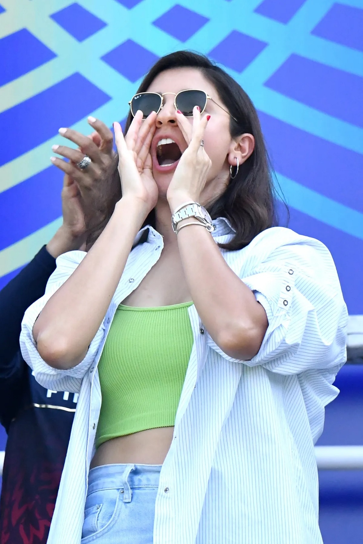 Anushka in IPL match