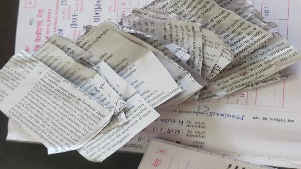 unique way of cheating in exam