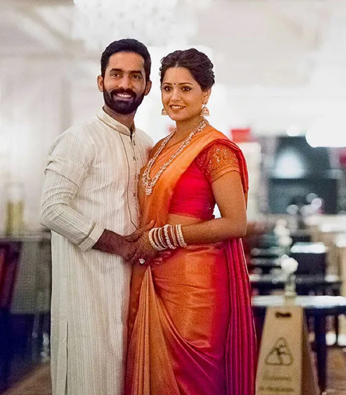 Dipika Pallikal and Dinesh Karthik