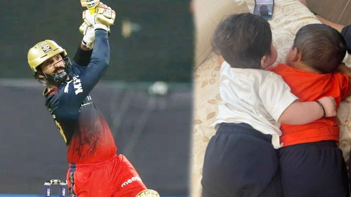 Dinesh karthik and son (Instagram)